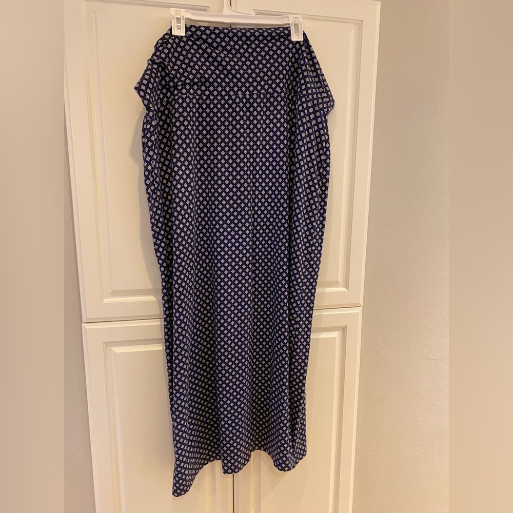 George plus maxi skirt with fold down waist